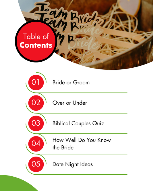 Bridal Shower Game Bundle.