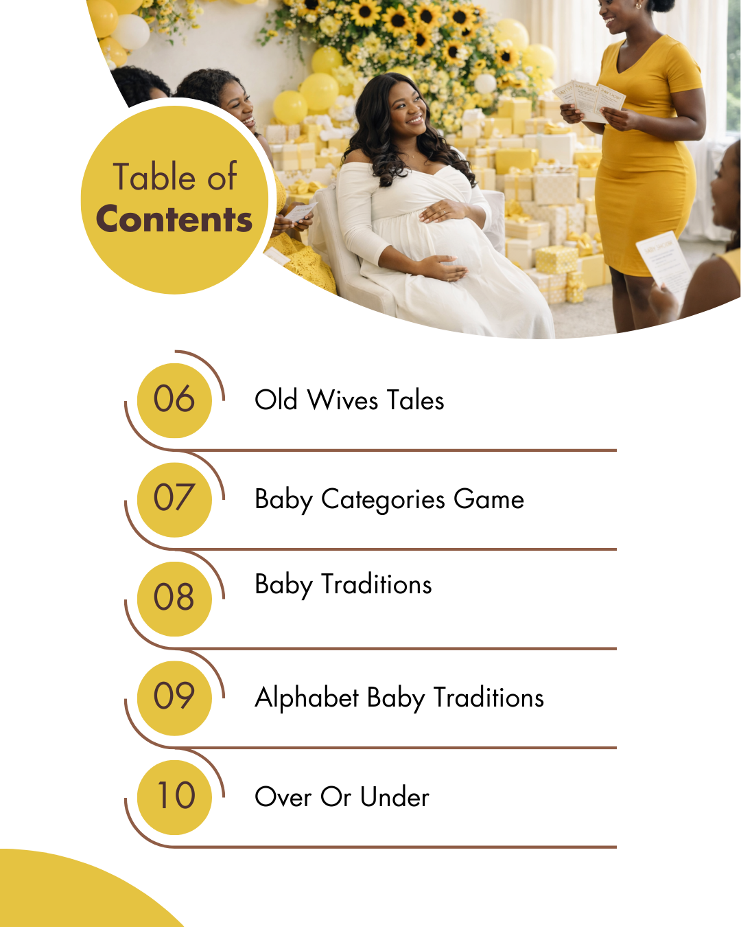 A Golden Welcome Baby Shower Games Bundle