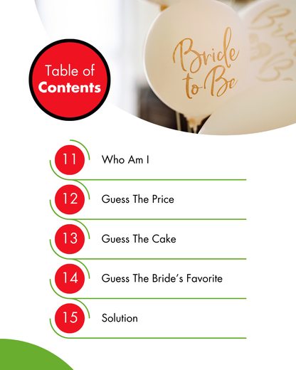 Bridal Shower Game Bundle.