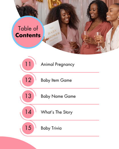 Baby Shower Game Bundle