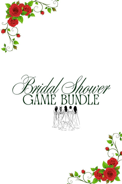 Bridal Shower Game Bundle.
